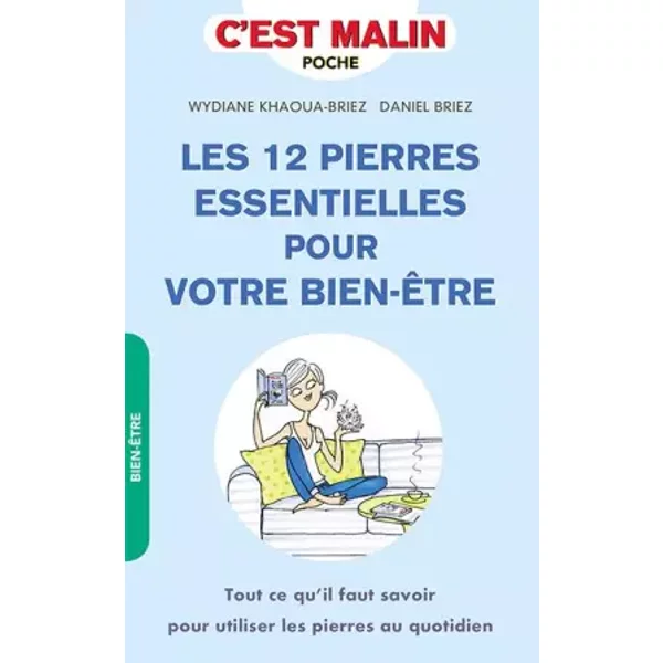 Les Douze Pierres Essentielles Pour Votre Bien-êTre, C'est Malin - Daniel Briez-image