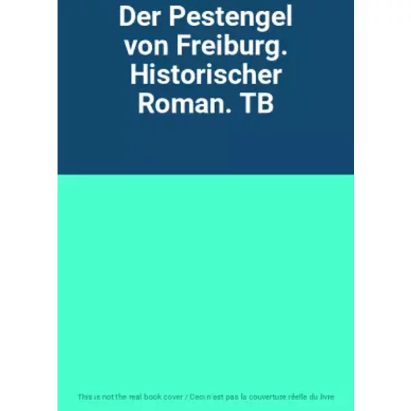Der Pestengel Von Freiburg. Historischer Roman. TB-image