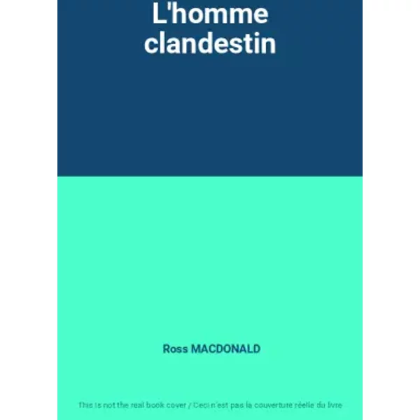 L'homme Clandestin - Ross Macdonald-image