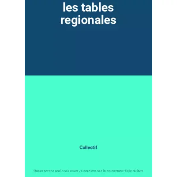 Les Tables Regionales - Collectif-image