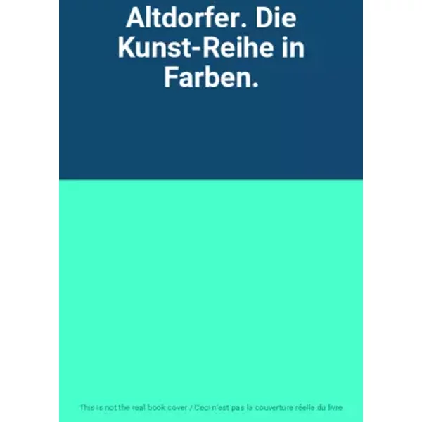 Altdorfer. Die Kunst-Reihe In Farben.-image
