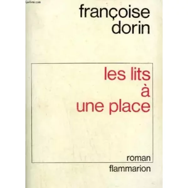 Les Lits A Une Place. - Dorin Francoise.-image