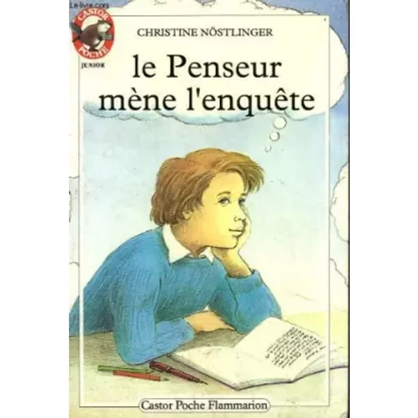 Le Penseur Mene L'enquete. Collection Castor Poche N° 215 - NÖStlinger Christine.-image