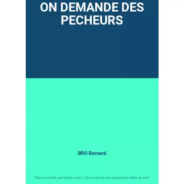 On Demande Des Pecheurs - Bro Bernard-image