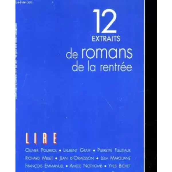 12 Extraits De Romans De La Rentree - Pourriol Et Collectif-image