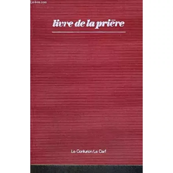 Livre De La Priere - Collectif-image