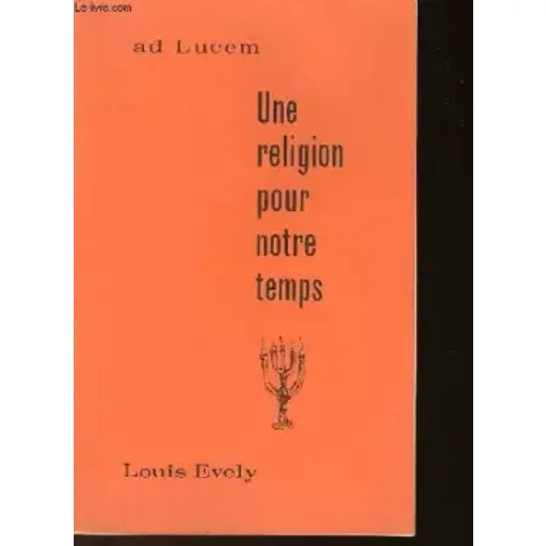 Une Religion Pour Notre Temps - Evely Louis-image