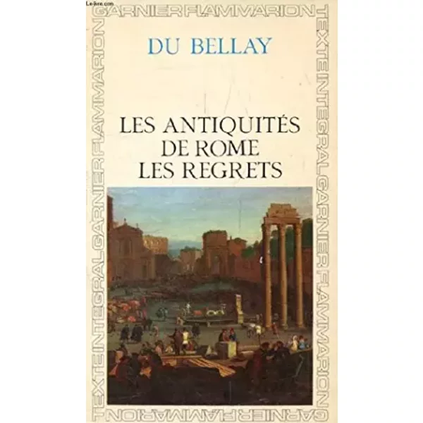 Les Antiquites De Rome, Les Regrets - Du Bellay Joachim-image