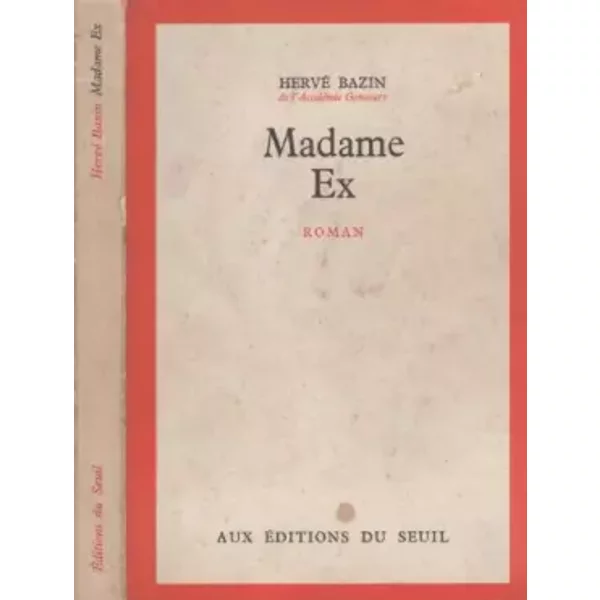 Madame Ex - Bazin Herve-image