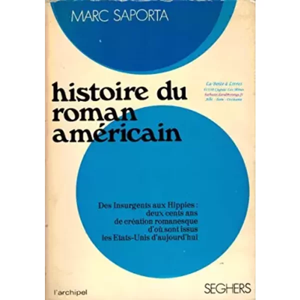 Histoire Du Roman AméRicain.-image
