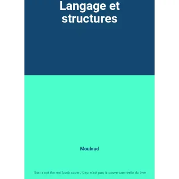 Langage et structures - Mouloud