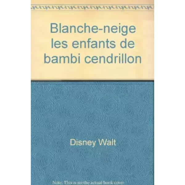 Blanche-Neige Les Enfants De Bambi Cendrillon - Disney Walt-image