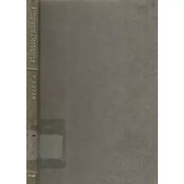 Integrated Electronics, (Modern Electrical Studies) - K. J Dean-image