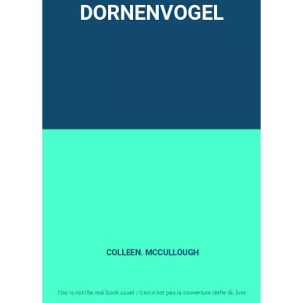 Dornenvogel - Colleen. Mccullough-image