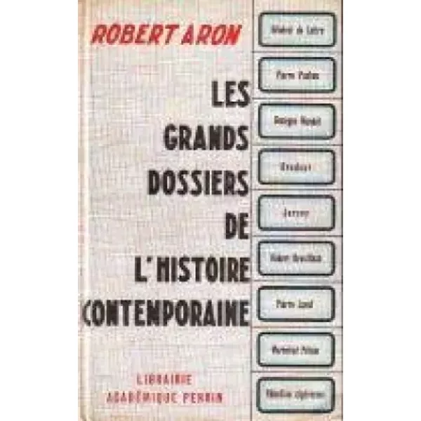 Les Grands Dossiers De L'histoire Contemporaine - Aron Robert-image