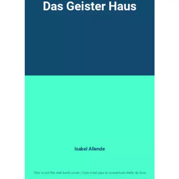 Das Geister Haus - Isabel Allende-image