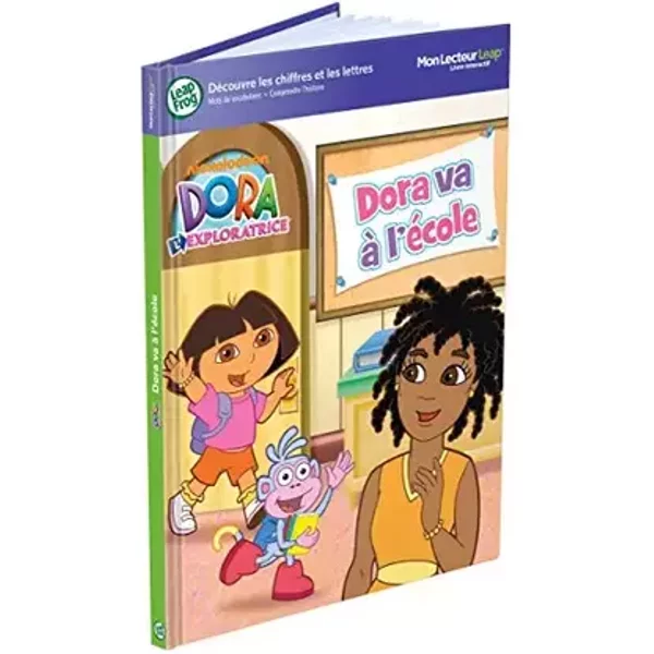 LeapFrog - 80847 - Jeu Educatif - Livre Mon Lecteur Leap/Tag - Dora va à l'école (Nickelodeon)