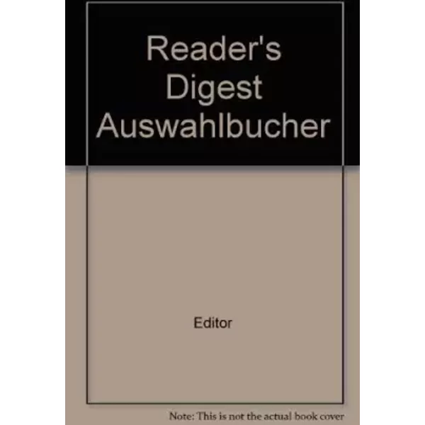 Reader's Digest Auswahlbucher - Editor-image
