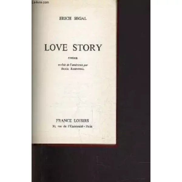 Love Story - Segal Erich-image