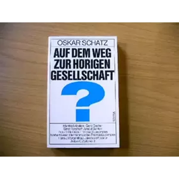 Auf dem Weg zur hörigen Gesellschaft? im vorliegenden Bd. sind Vortr. u. Diskussionsbeitr. d. 6. Salzburger Humanismusgesprächs zusammengefa