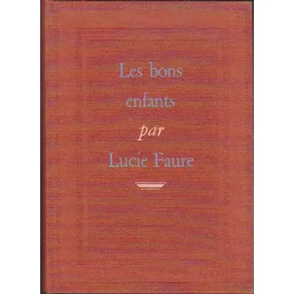 Les Bons Enfants - Lucie Faure-image