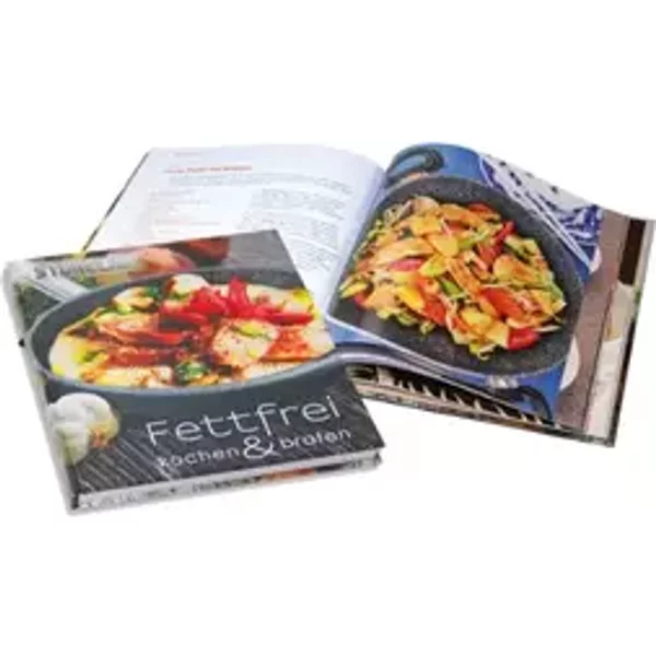 STONELINE® Kochbuch "Fettfrei braten & kochen", mit über 100 bebilderten Rezepten