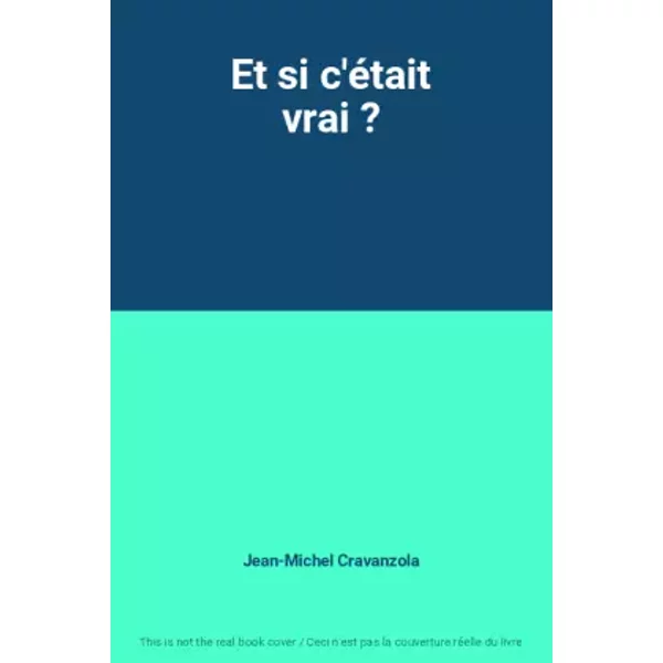Et Si C'éTait Vrai ? - Jean-Michel Cravanzola-image