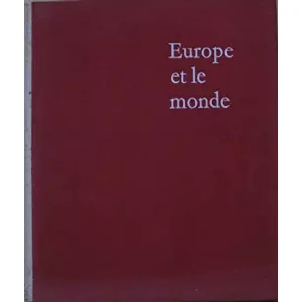 Europe et le monde - REDSLOB ROBERT