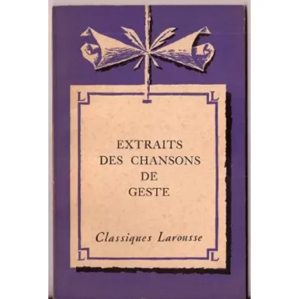 Extraits Des Chansons De Geste - Collectif-image