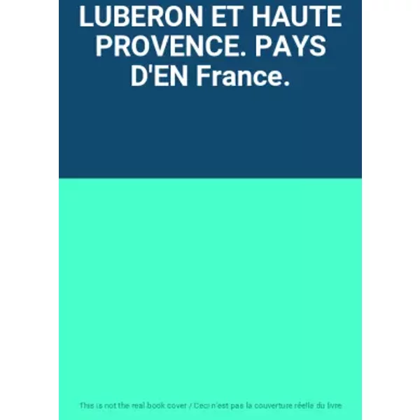 Luberon Et Haute Provence. Pays D'en France.-image