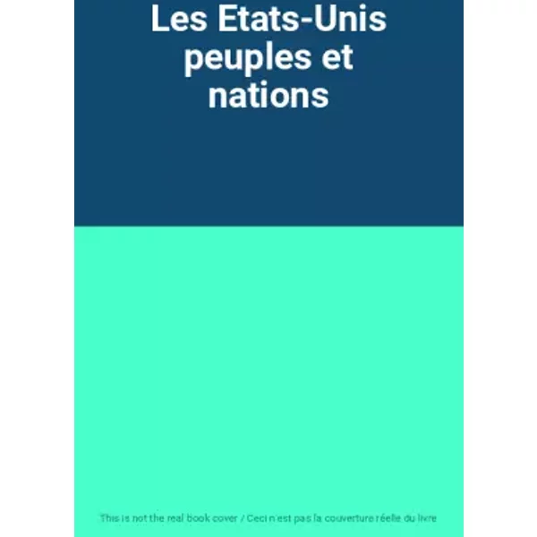 Les Etats-Unis Peuples Et Nations-image