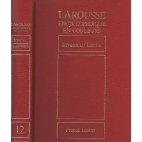 Larousse EncyclopéDique En Couleurs - Volume 12 - De Invaincu à Larmessin - Collectif-image