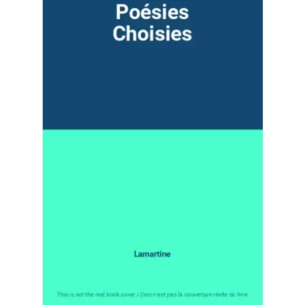 PoéSies Choisies - Lamartine-image