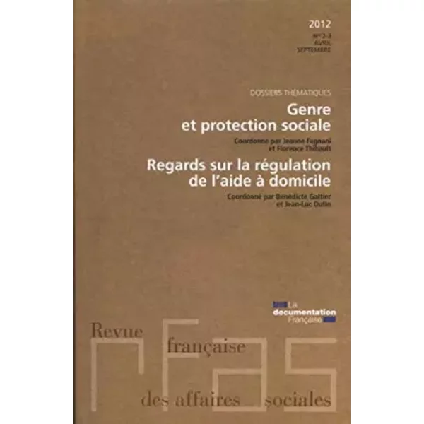 Genre et protection sociale (RFAS n°2-3) - Ministère du travail de l'emploi