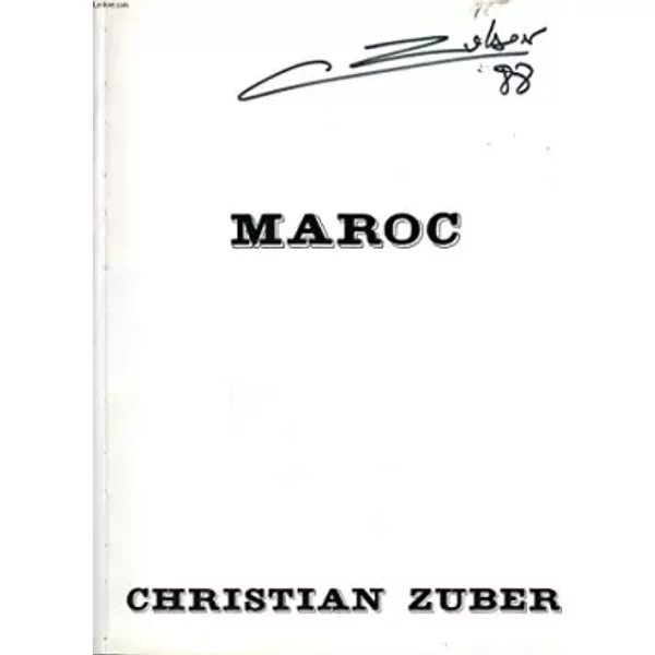 Maroc. - Zuber (Christian)-image