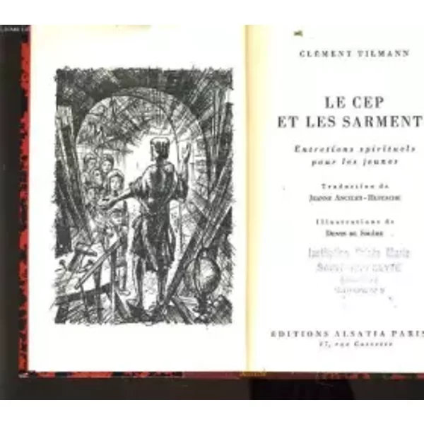LE CEP ET LES SARMENTS entretiens spirituels pour les jeunes - CLEMENT TILMANN