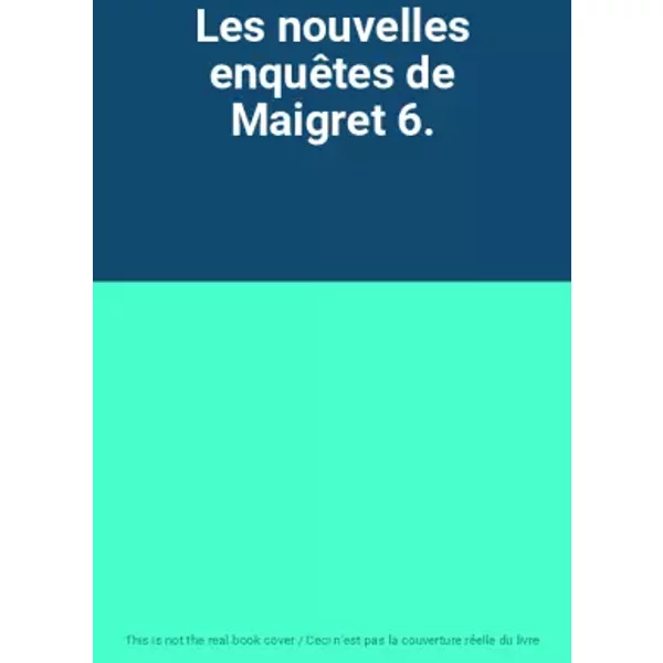 Les Nouvelles EnquêTes De Maigret 6.-image