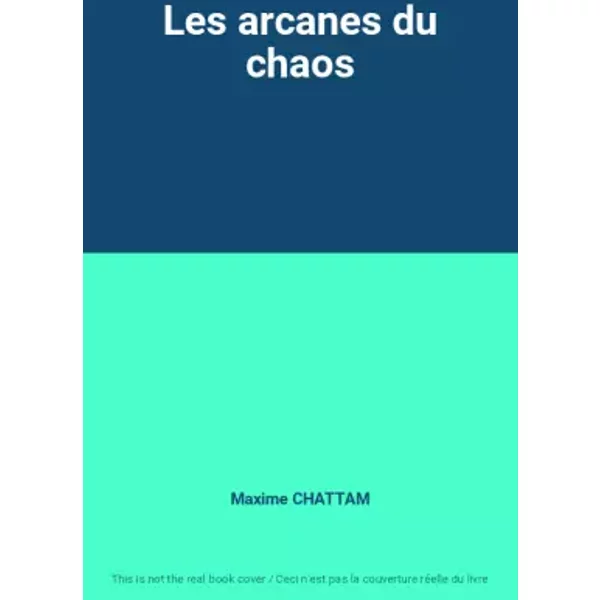 Les Arcanes Du Chaos - Maxime Chattam-image
