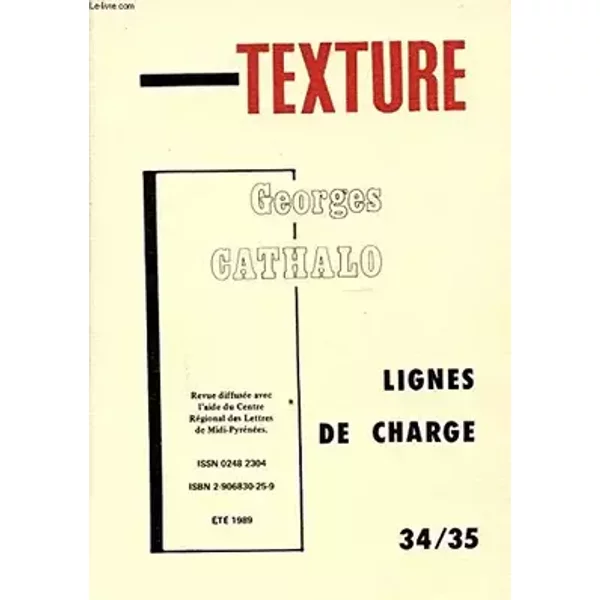 LIGNES DE CHARGES - GEORGES CATHALO