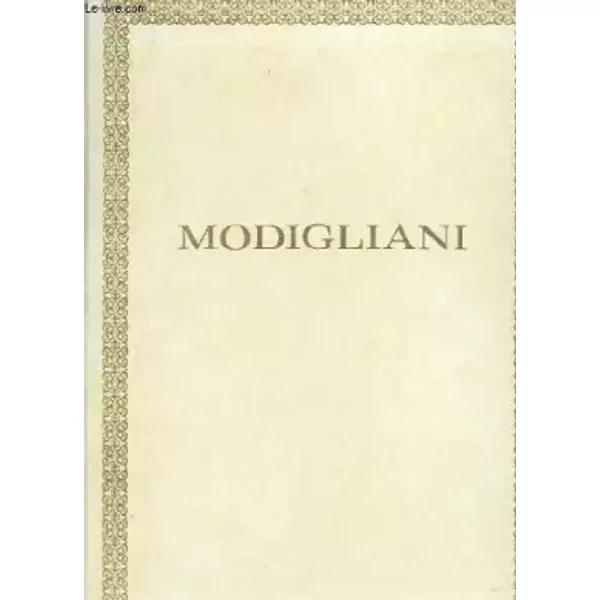 MODIGLIAN - JACQUES LIPCHITZ ET GEORGES BOUDAILLE