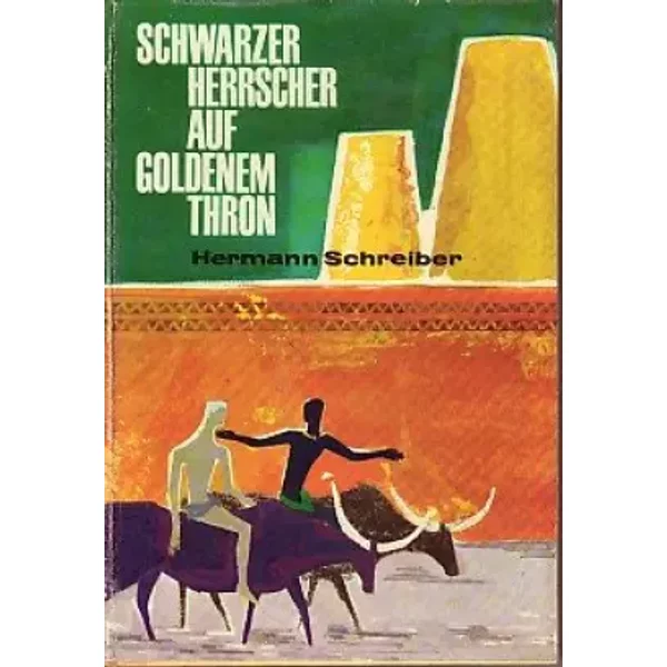 Schwarzer Herrscher auf goldenem Thron