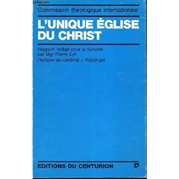 L'unique Eglise DU Christ - - Collectif-image