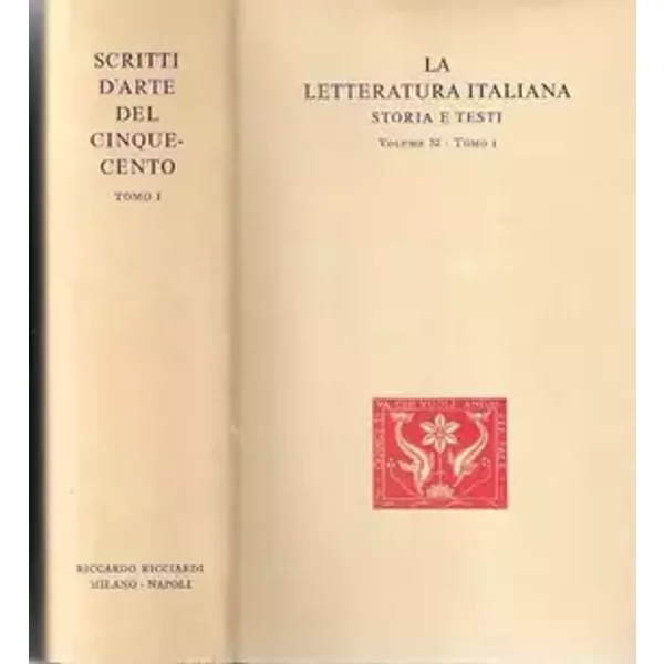 Scritti d'arte del cinquecento. Tomo 1