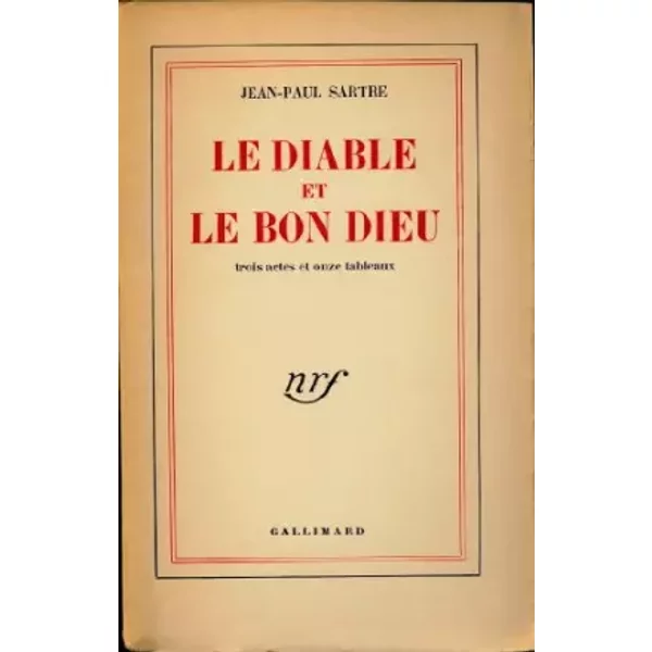 Le Diable Et Le Bon Dieu - Trois Actes Et Onze Tableaux - Jean-Paul Sartre-image