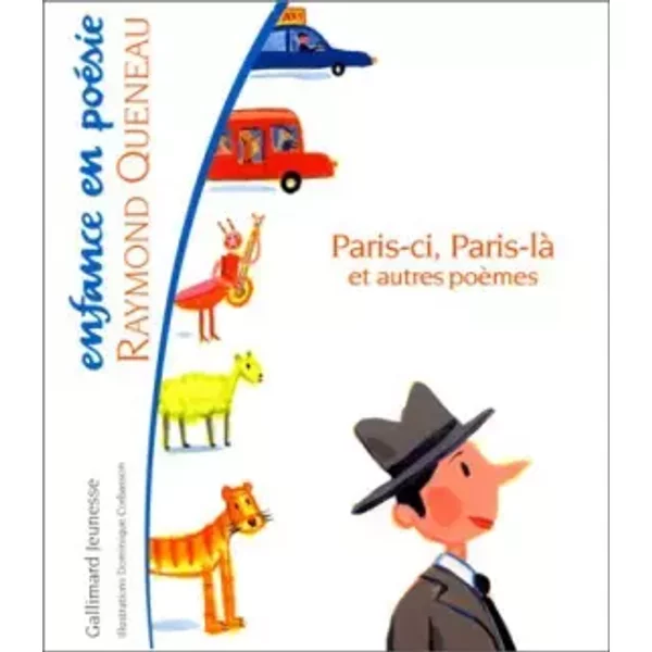 Paris-Ci. Paris-Là Et Autres PoèMes De Raymond Queneau (2001) Relié-image