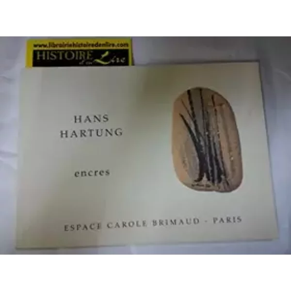 Hans Hartung 56x56 Encres Espace Carole Brimaud Paris