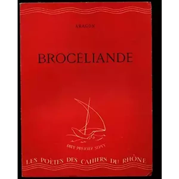 Brocéliande poème / 1945 / Aragon / Réf8794