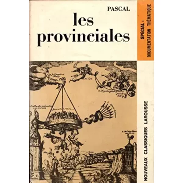 Les Provinciales Nouveaux Classiques Larousse SpéCial Documentation ThéMatique - Pascal, Philippe Sellier-image