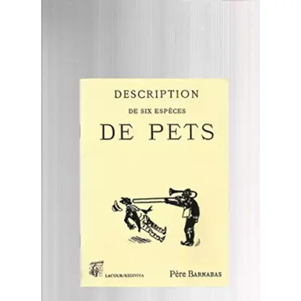Description De Six Especes De Pets Ou Six Raisons Pour Se Conserver La Santé, Prêchées Le Mardi-Gras Par Le Père Barnabas - reprint éditions - Chicourt