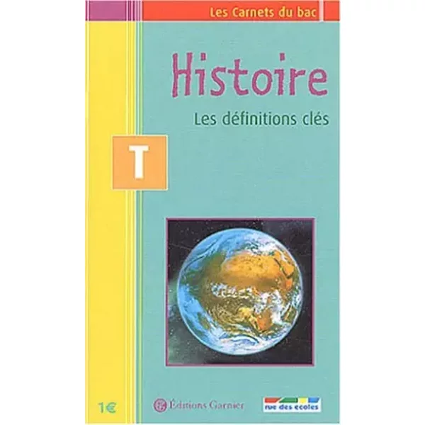 Les Carnets Du Bac : Histoire, Les DéFinitions CléS, Terminale By Collectif (2004-01-08)-image